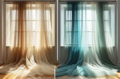Keten ve Polyester Tül Perde Karşılaştırması