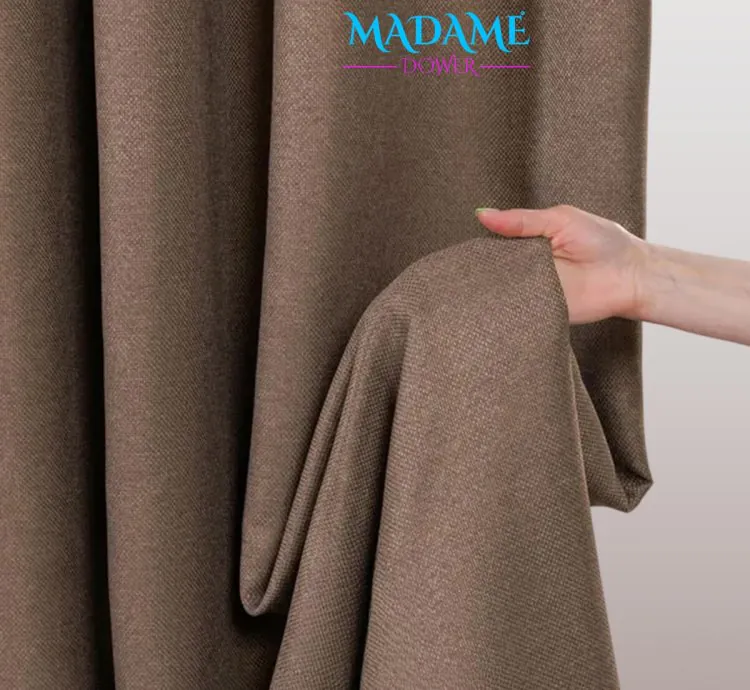 Tenda Double Face Lino e Oscurante Madame Dower Deste V9 Marrone
