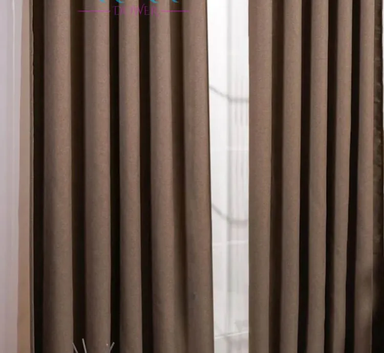 Tenda Double Face Lino e Oscurante Madame Dower Deste V9 Marrone