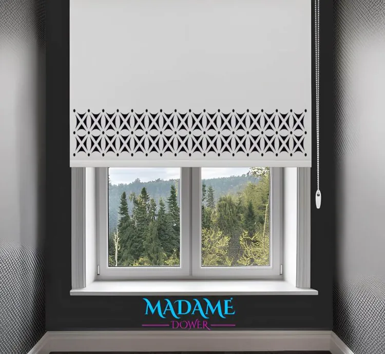 Рулонные шторы Madame Dower LazeX 2011 с лазерной резкой 12 различных цветов - легко чистятся