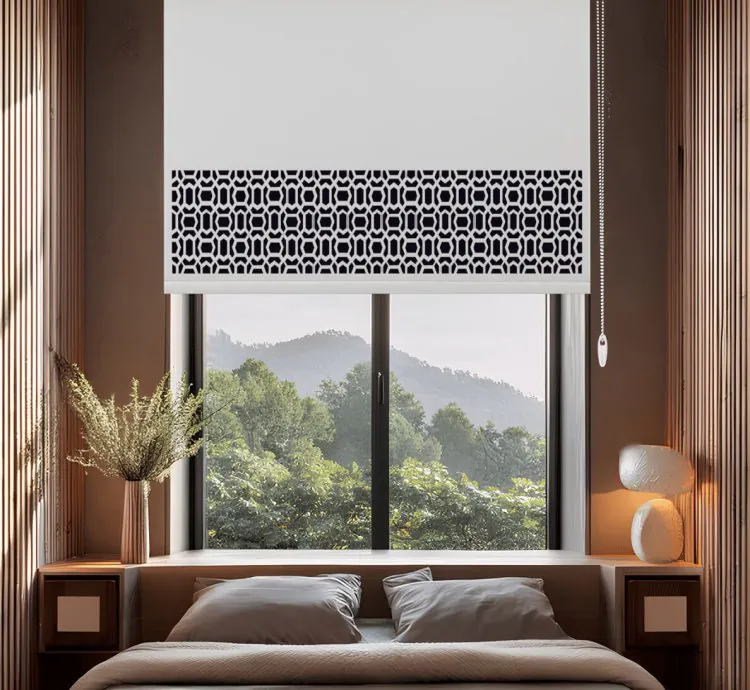 LazeX 2030 Laser Cut Roller Blind - Soft Atmosphere