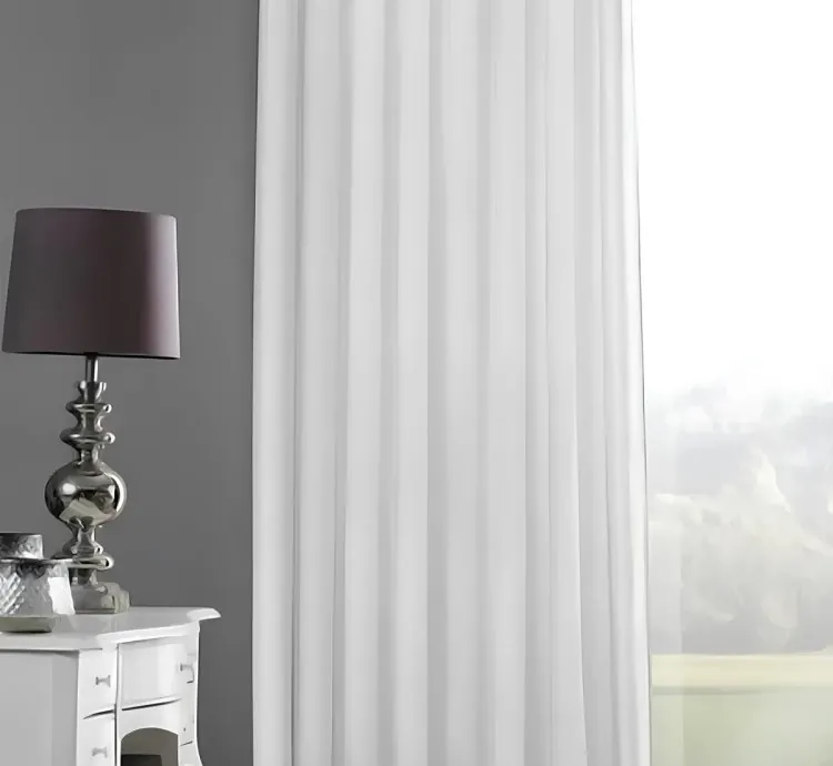Taç Weißes Satin-Sonnenschutz - Helles Design