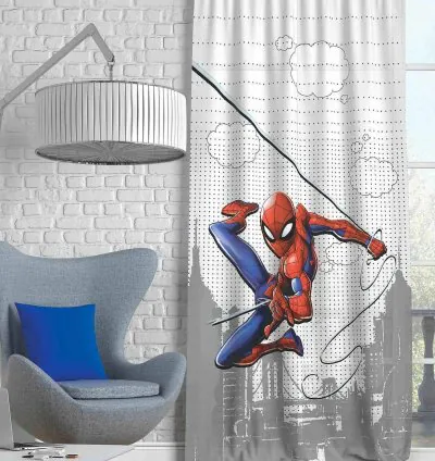 Spiderman Action Fon Perde - Örümcek Adam Aksiyon Temalı
