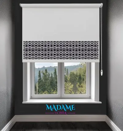 LazeX 2030 Laser Cut Roller Blind - Soft Atmosphere 3