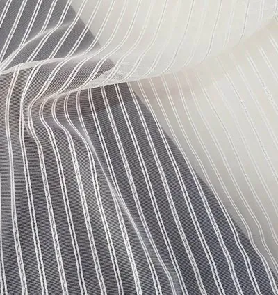 Tenda Voile Moderna a Righe – Leggera ed Elegante