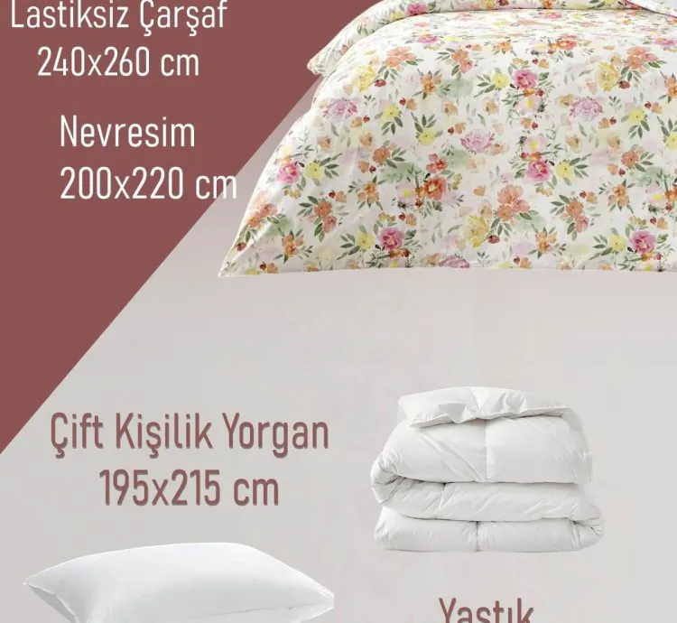 Taç Shirley Geel Ranforce Tweepersoons Slaapset