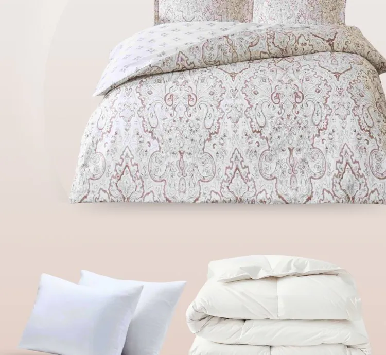 Taç Cassandra Satin Doppel-Schlaf-Set Grau