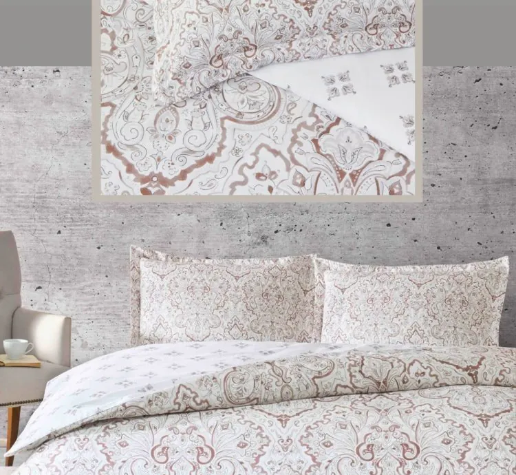 Taç Cassandra Pflaume Satin Doppel-Schlaf-Set