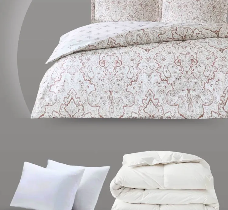Taç Cassandra Pflaume Satin Doppel-Schlaf-Set