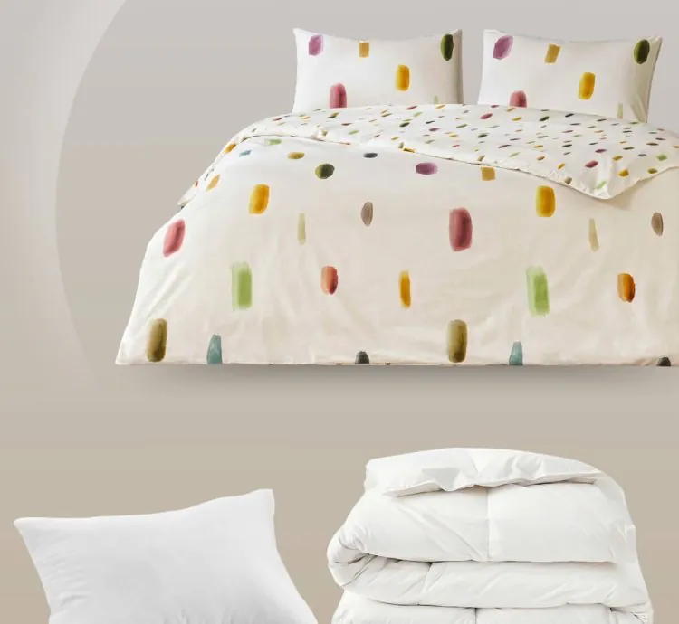 Taç Jullian Creme Ranforce Einzel-Schlaf-Set