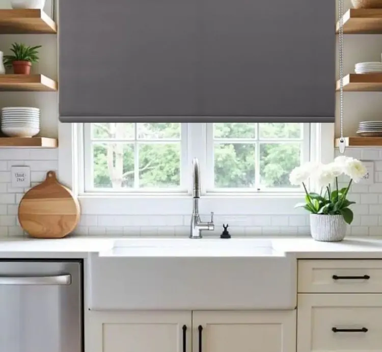 Estor Enrollable Gris Oscuro - Dormitorio, Salón, Cocina