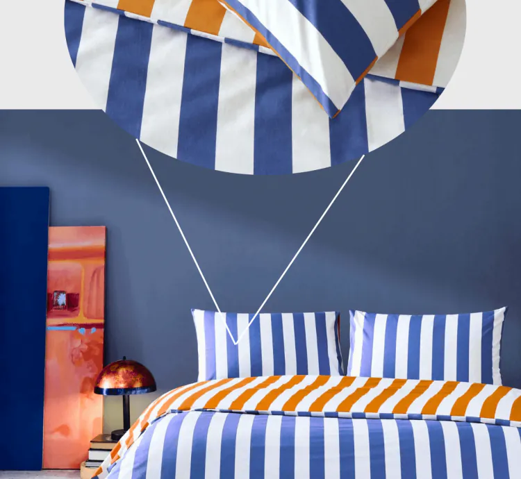Juego de Cama Individual Ranforce Neva Naranja Taç