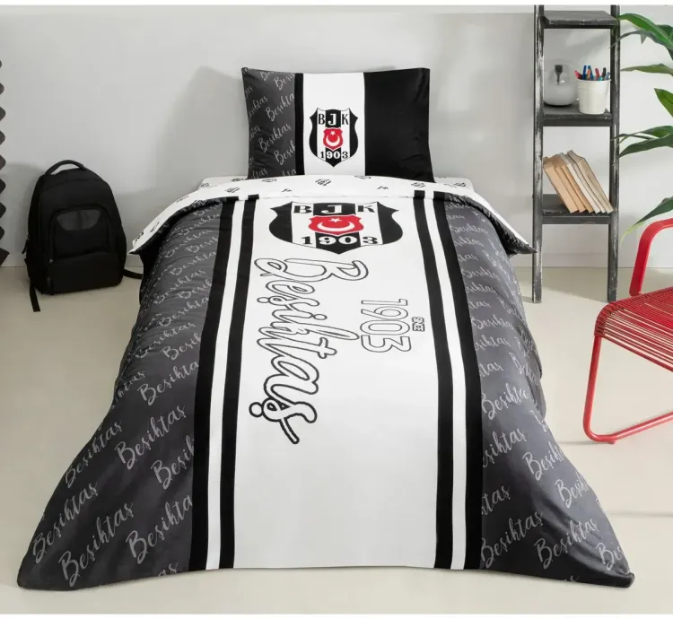 Set Letto Licenziato Beşiktaş - Design Artiglio d'Aquila