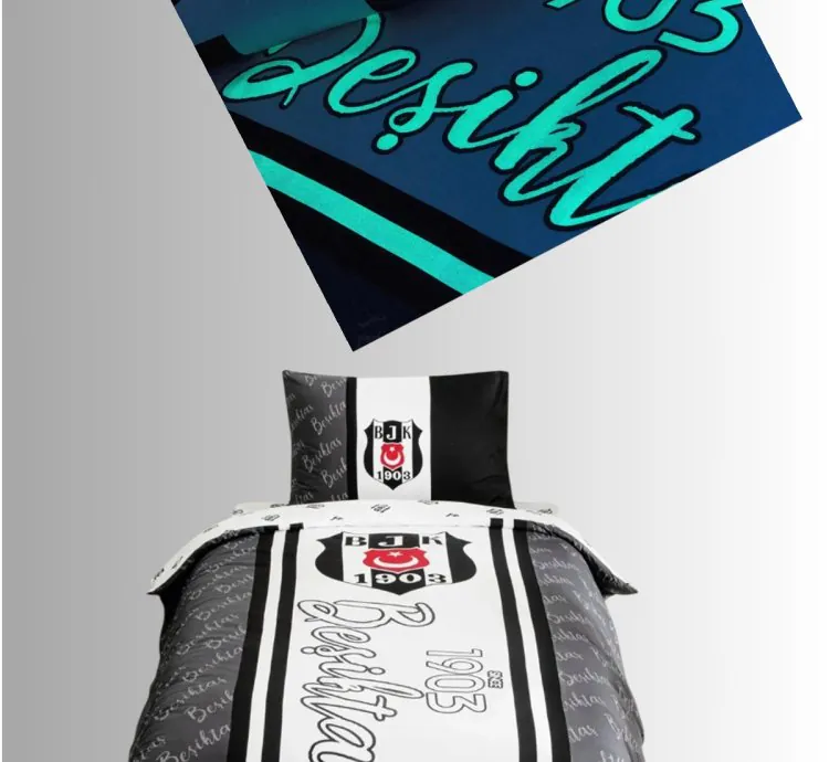 Set Letto Licenziato Beşiktaş - Design Artiglio d'Aquila