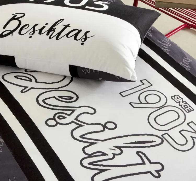 Set Letto Licenziato Beşiktaş - Design Artiglio d'Aquila