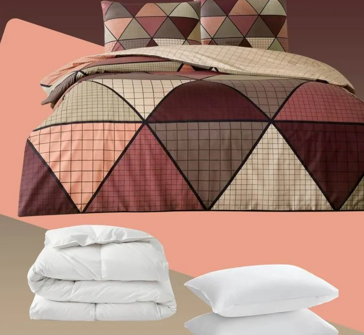 Set Letto Matrimoniale Taç Delta Marrone Ranforce