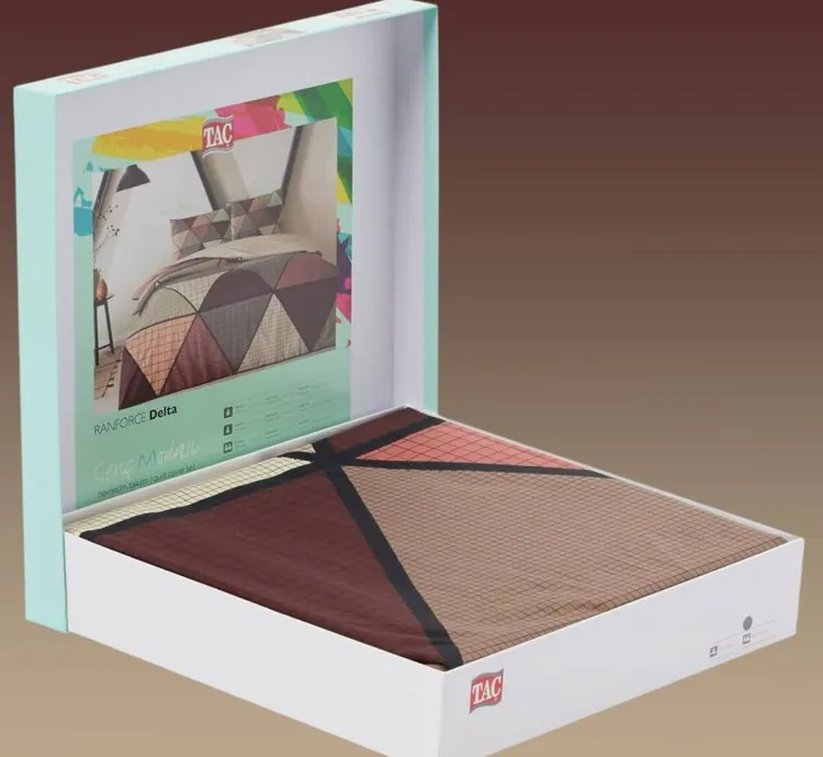Set Letto Matrimoniale Taç Delta Marrone Ranforce