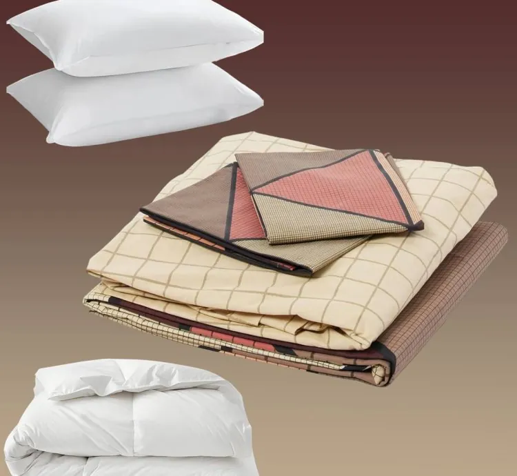 Set Letto Matrimoniale Taç Delta Marrone Ranforce