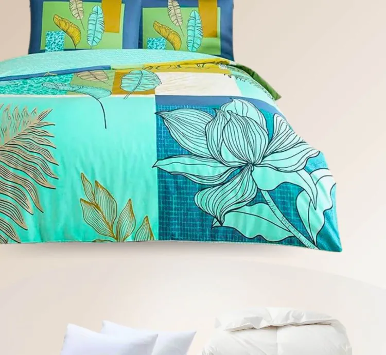 Set de Sommeil Ado Double Taç Monstera Menthe Ranforce