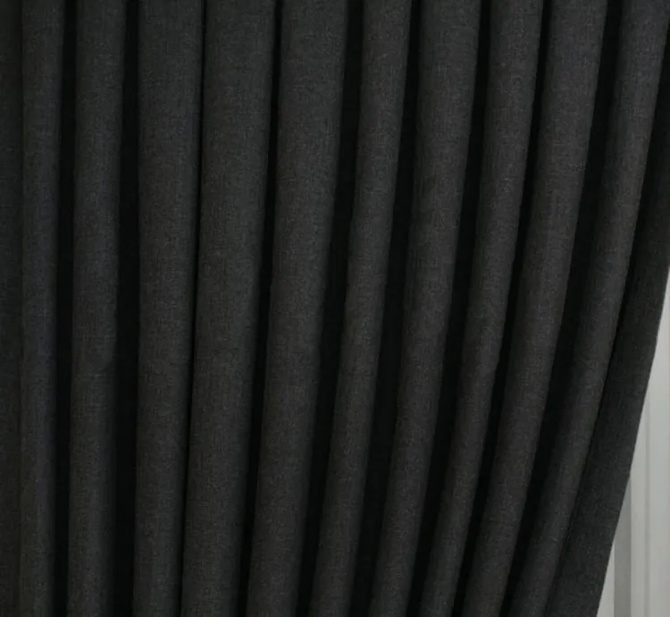 Madame Dower Eclipse Smoked Linen Curtain