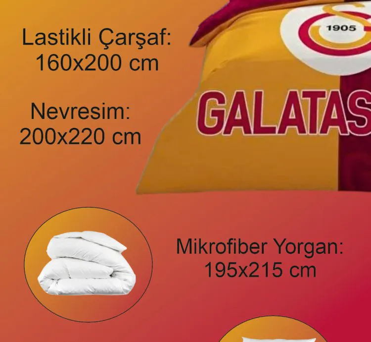 Taç Gelicenseerd Galatasaray Tweepersoons Slaapset
