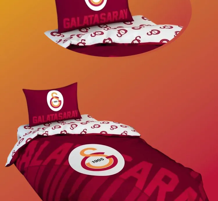 Set de Sommeil Simple Galatasaray Logo Rouge