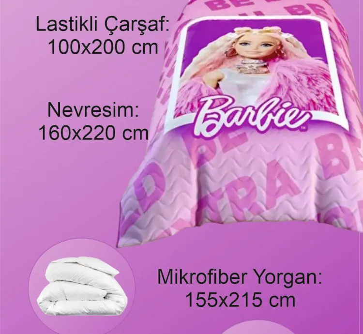 Set de Dormir Individual Licenciado Barbie