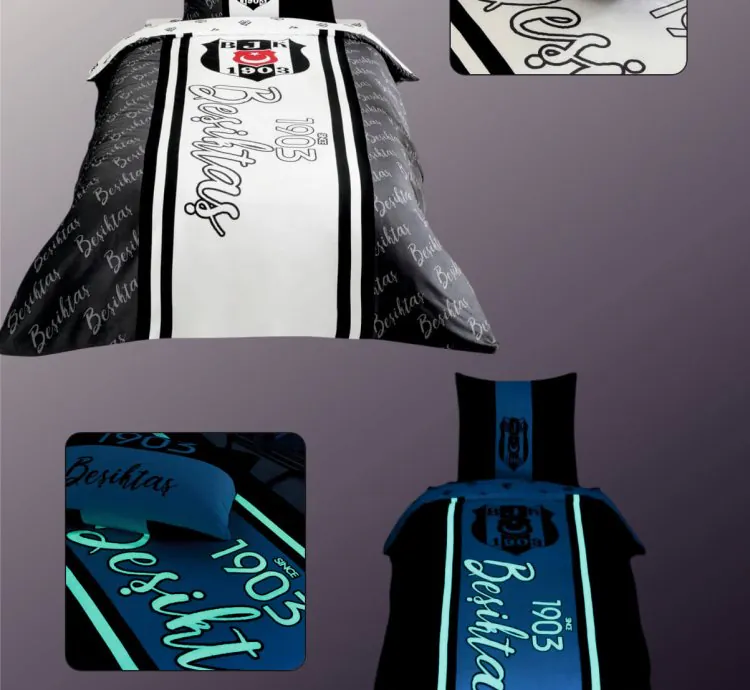 Taç Beşiktaş Glow Queen Size Slaapset