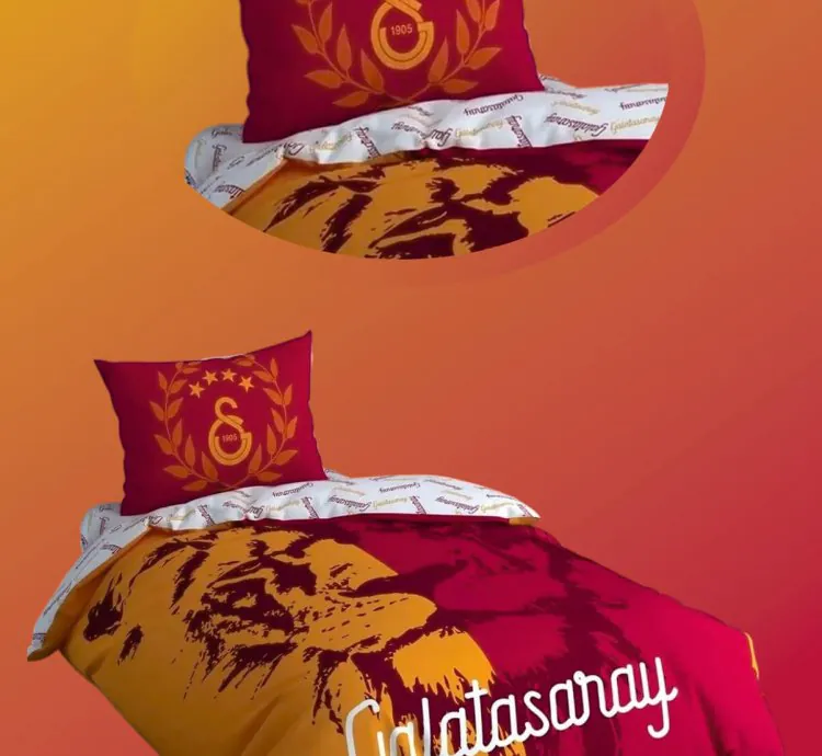 Taç Galatasaray Leeuw Logo Eenpersoons Slaapset