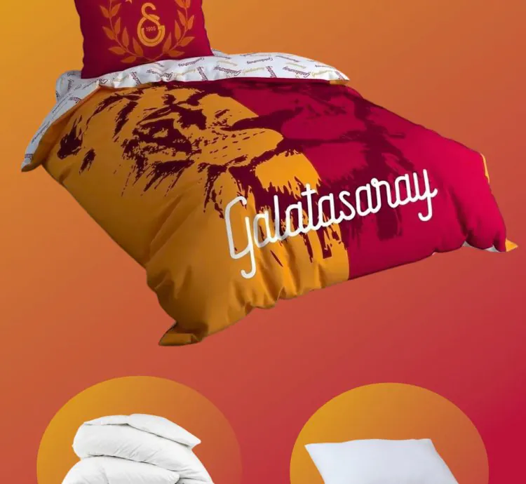 Taç Galatasaray Leeuw Logo Eenpersoons Slaapset