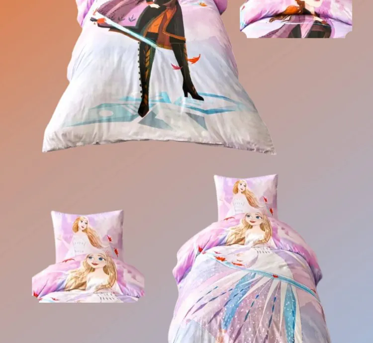 Set de Pat cu Două Fețe Disney Frozen Breezy