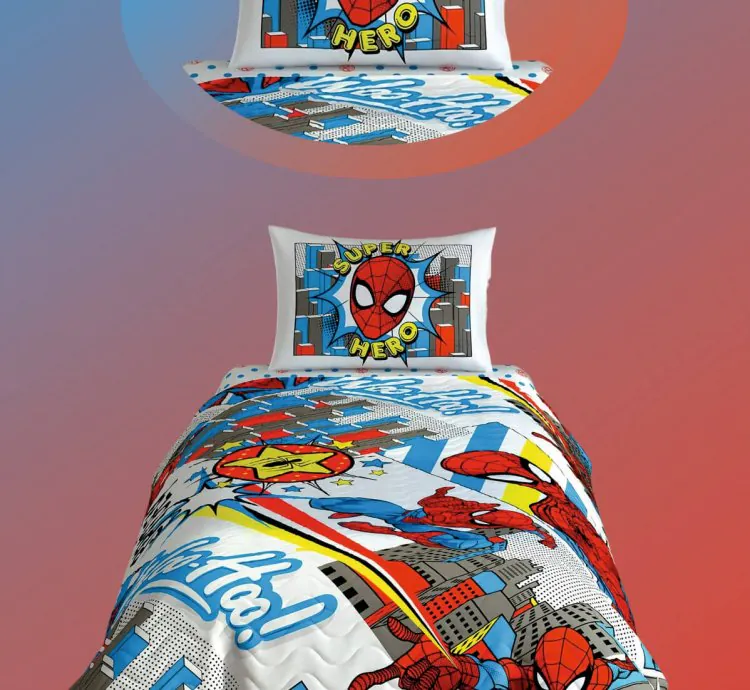 Set Complet Coton Disney Spiderman Hero