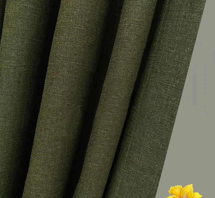 Haki Keten Fon Perde | Madame Dower Eclipse | Kaliteli Keten Perde