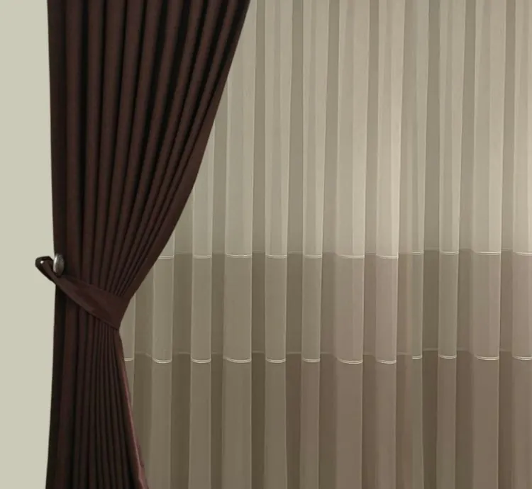 Tenda in Lino Marrone Scuro | Madame Dower Eclipse