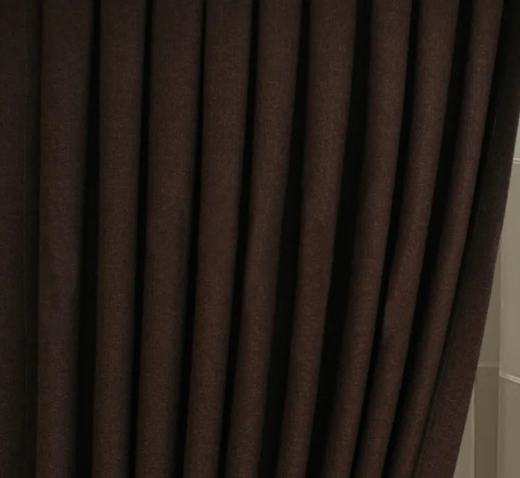 Tenda in Lino Marrone Scuro | Madame Dower Eclipse