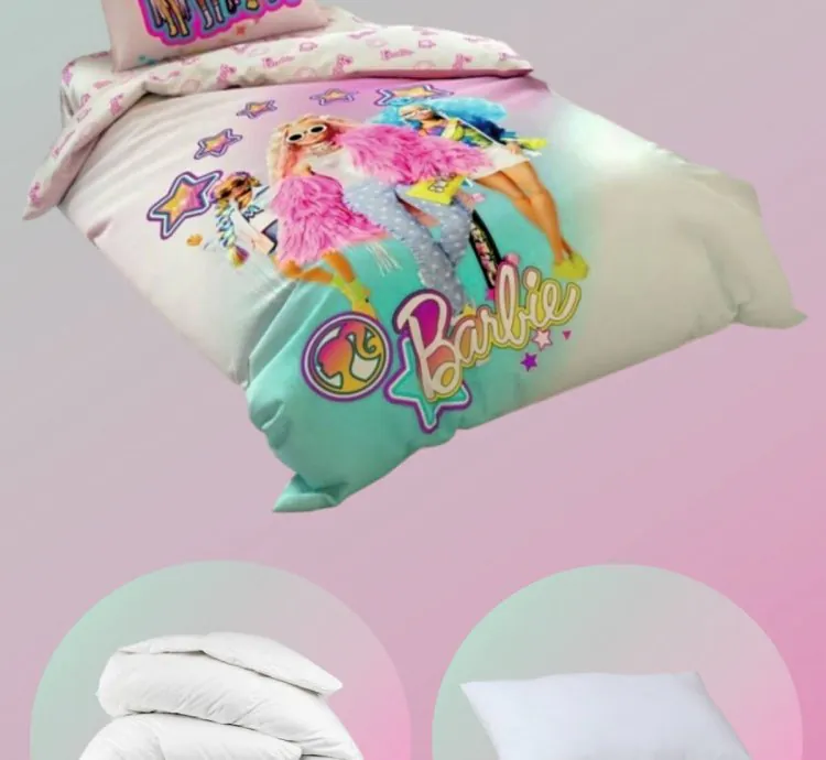 Parure de Lit Simple Barbie Extra Licenciée