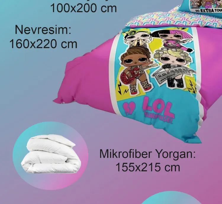 Taç LOL Surprise Gelicenseerd Kinderdekbedovertrek