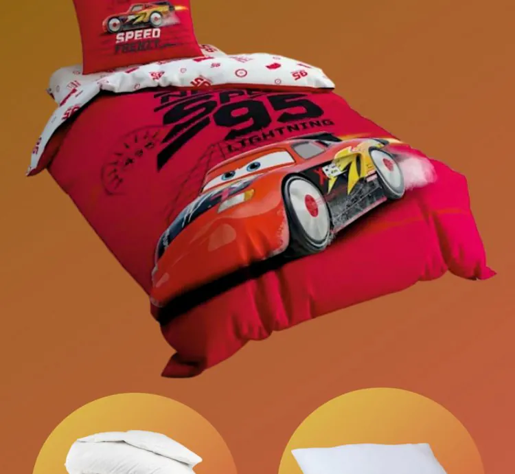 Taç Disney Cars Speed Frenzy Dekbedovertrekset