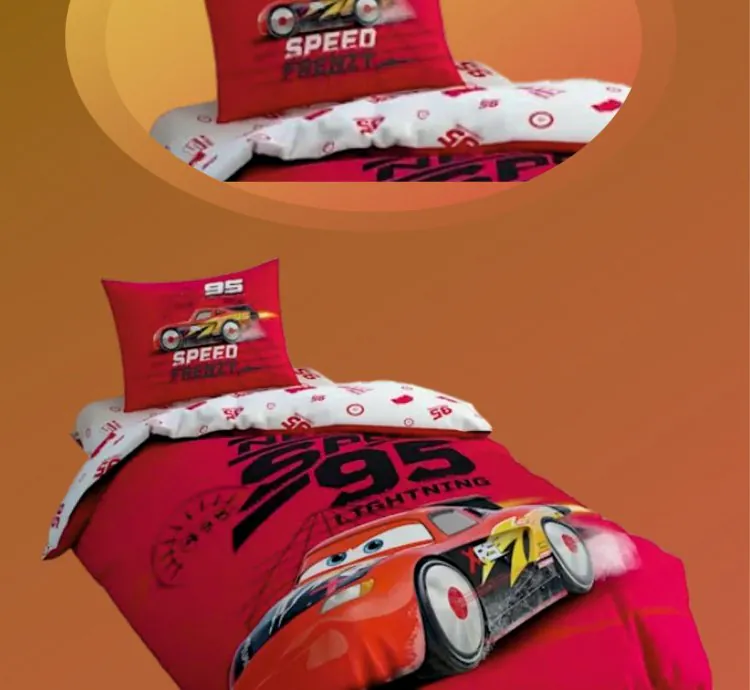 Taç Disney Cars Speed Frenzy Dekbedovertrekset