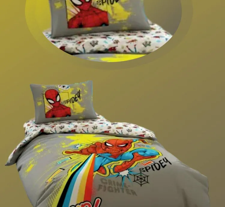 Taç Spiderman Power Kinder-Bettwäsche-Set
