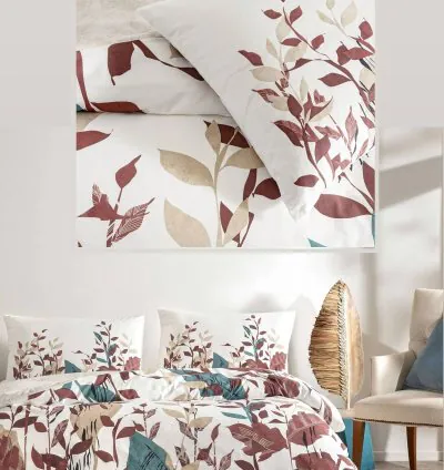 Juego de Cama Algodón Daisy Crudo Taç – Elegante 3