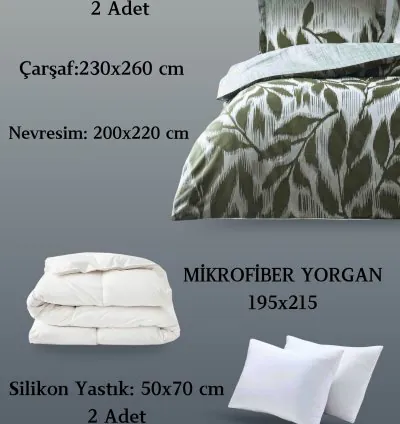 Set Letto Raso Matrimoniale Taç Matilda Marrone 3