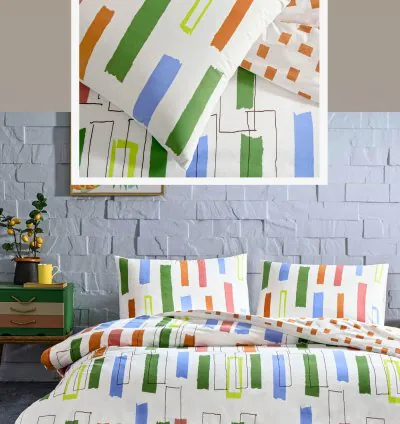 Juego de Cama Individual Ranforce Legrand Verde Taç 3
