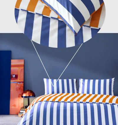 Juego de Cama Individual Ranforce Neva Naranja Taç 4