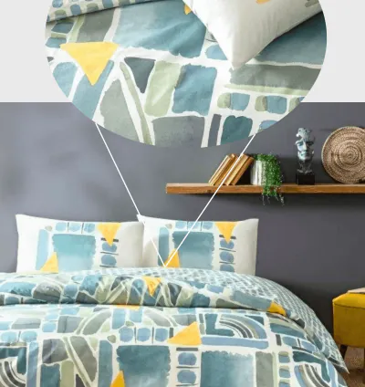 Taç Holden Blue Ranforce Single Sleep Set - Calm Blue 3