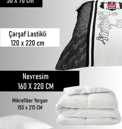 Beşiktaş Licensed Eagle Claw Sleep Set - Champions Passion