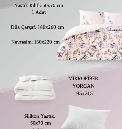 Juego de Cama Individual Ranforce Norah Marrón Taç 4
