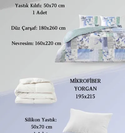 Taç Eloise Blauw Ranforce Eenpersoons Slaapset 3