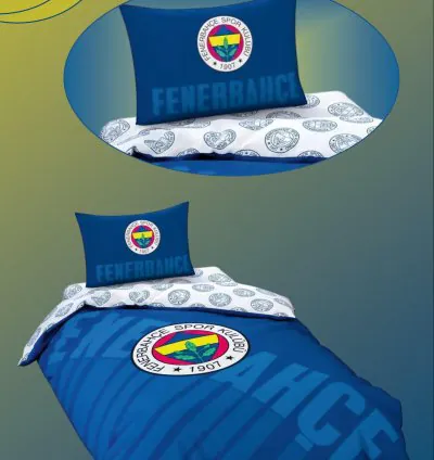 Set de Dormir Individual Fenerbahçe Logo Azul Marino 3