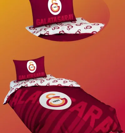 Set de Sommeil Simple Galatasaray Logo Rouge 4